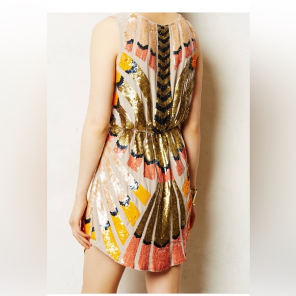 Vero Alfie 100% Silk Sequin Dress - Picture 5 of 15